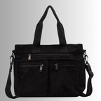 Axelväska dam manchester tote bag med laptopfack och justerbar axelrem