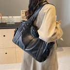 Tote bag dam med retrodesign och dubbla axelremmar