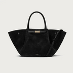 Tote bag dam i äkta kalvskinn med rymlig öppning och stadiga handtag