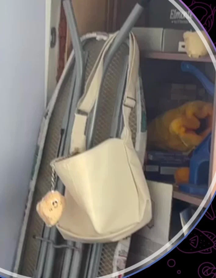 Crossbody väska dam med stor kapacitet, innerfack och axelrem