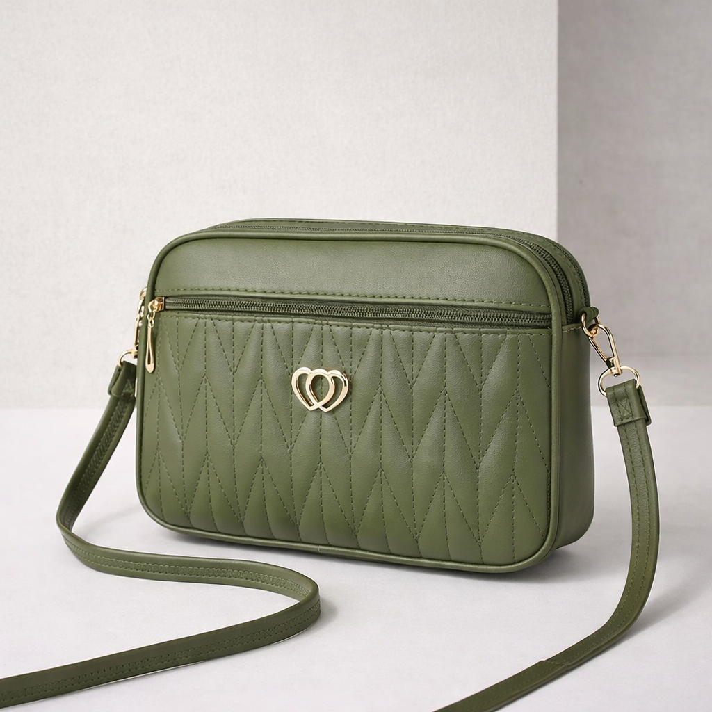 Stilren Rymlig Axelväska i Läderlook för Vardag & Resa