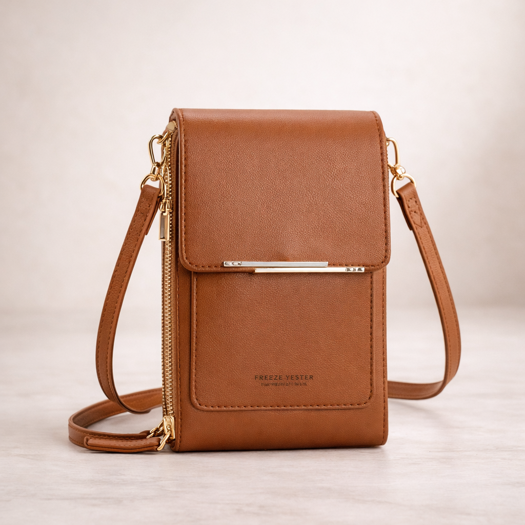 Lyxig Stilren Axelväska med Pekskärm för Dam