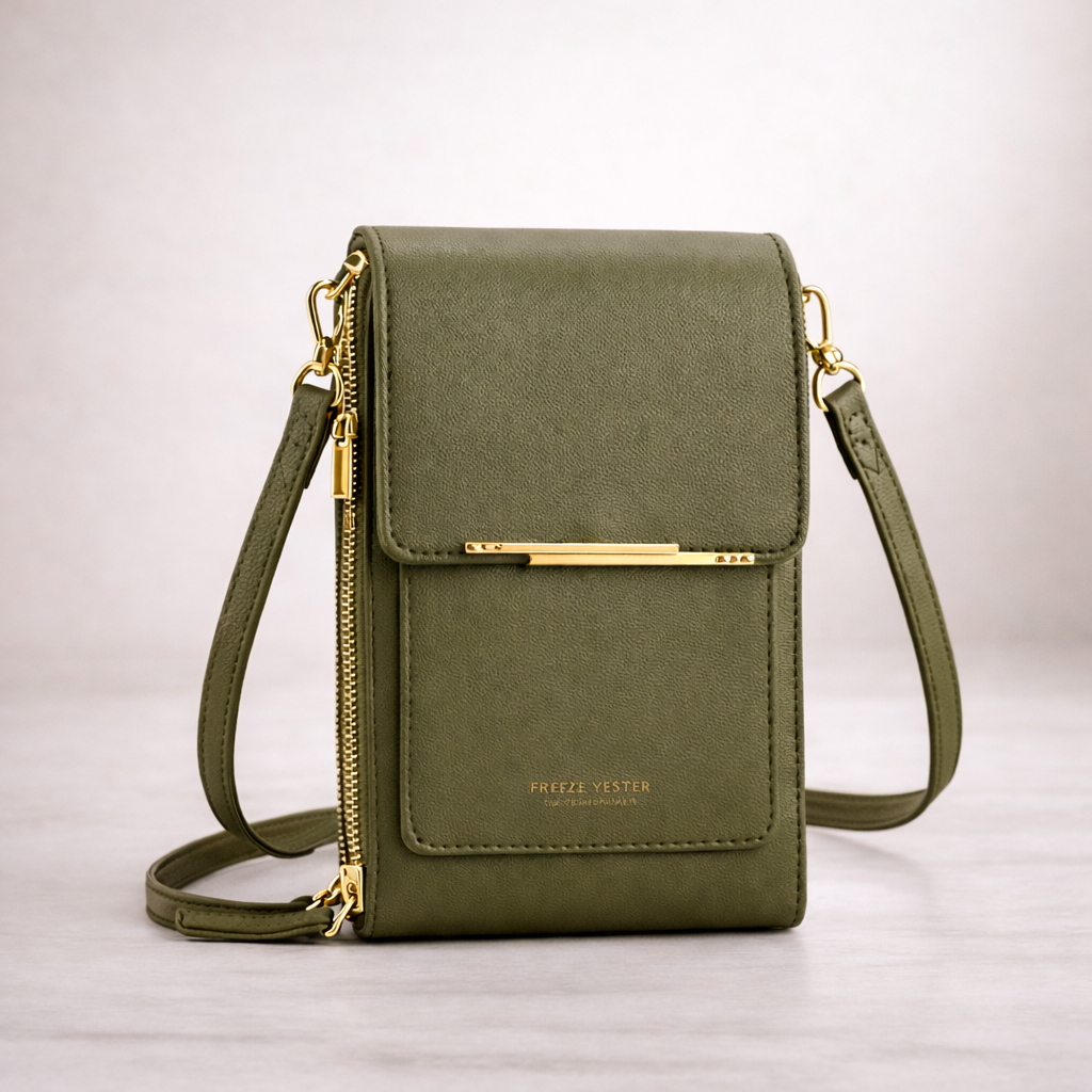 Lyxig Stilren Axelväska med Pekskärm för Dam