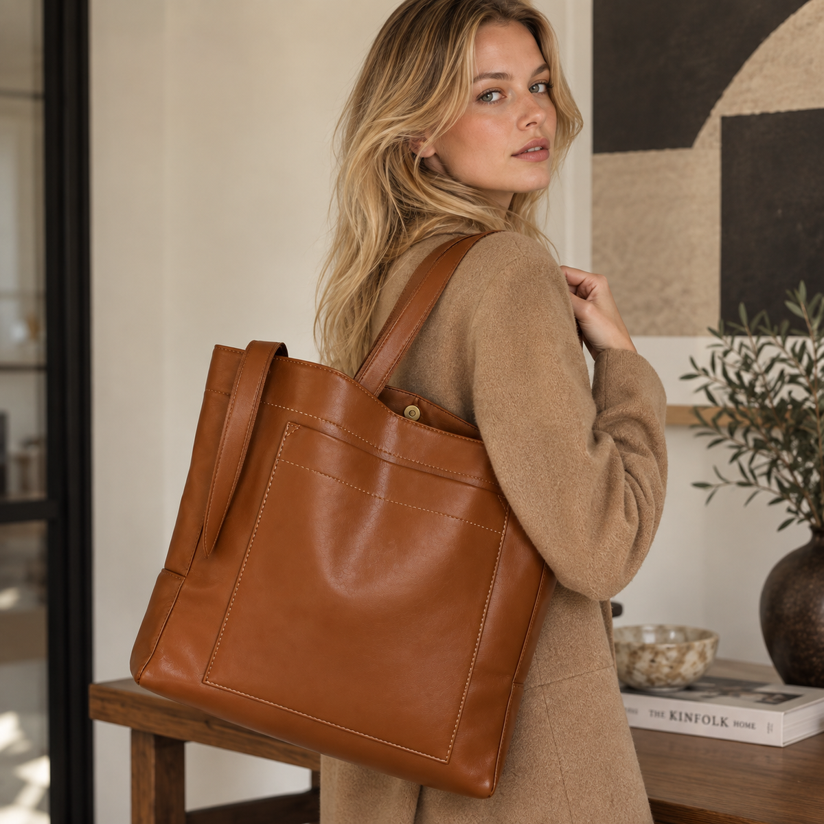 Borsa Pelle Natalia – Tidlös läderhandväska