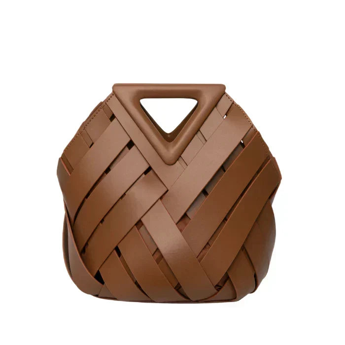 Handväska dam strukturerad mellanstor med rymlig form, cirka 28 x 24 x 18 cm