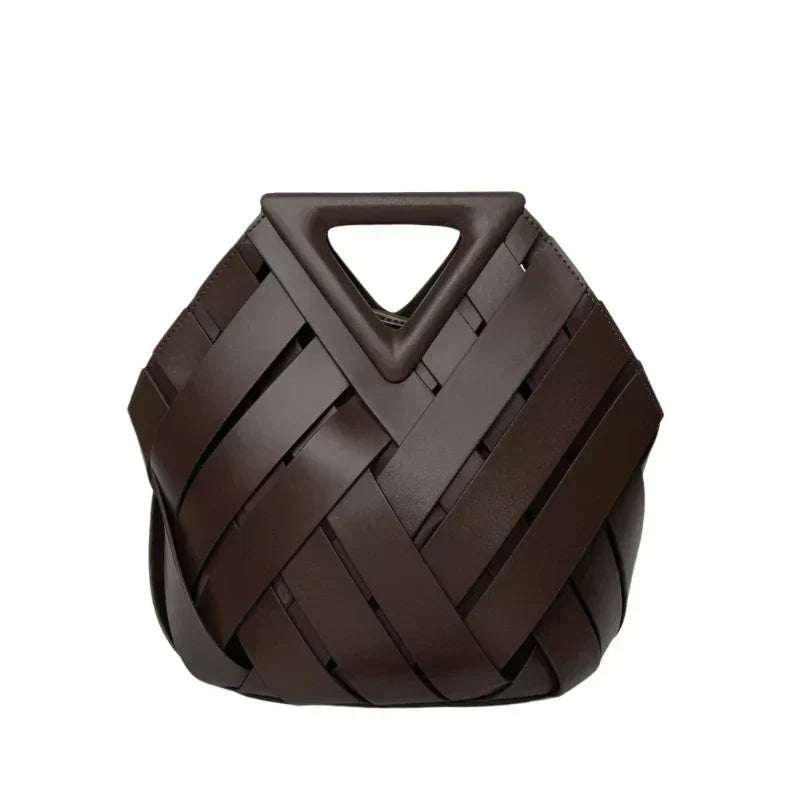 Handväska dam strukturerad mellanstor med rymlig form, cirka 28 x 24 x 18 cm