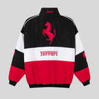 Vintage racingjacka unisex med retro Formel 1 design och bred passform