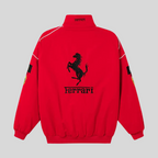 Vintage racingjacka unisex med retro Formel 1 design och bred passform