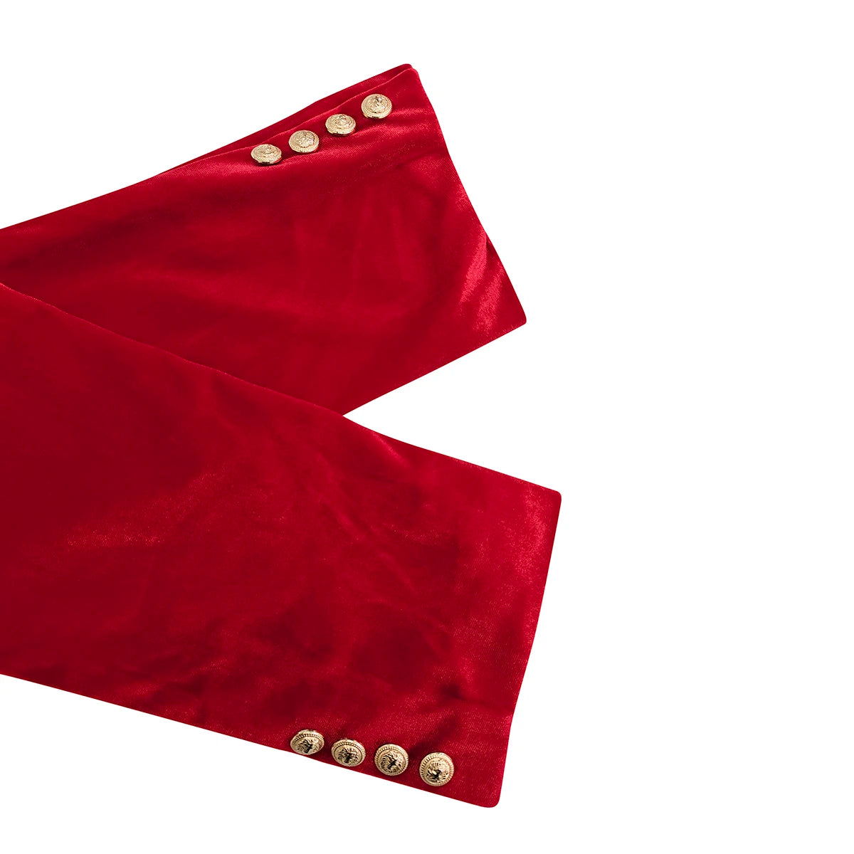 Sammetskavaj dam slimfit med ingesneden krage och långa ärmar
