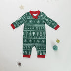 Julpyjamas dam 2 delat set med julmönster loungewear