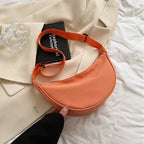 Crossbody väska dam hobo med stor kapacitet i mjukt tyg