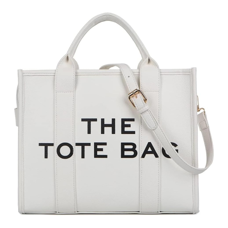 Tote bag dam med innerfack och laptopplats, stor shoppingväska