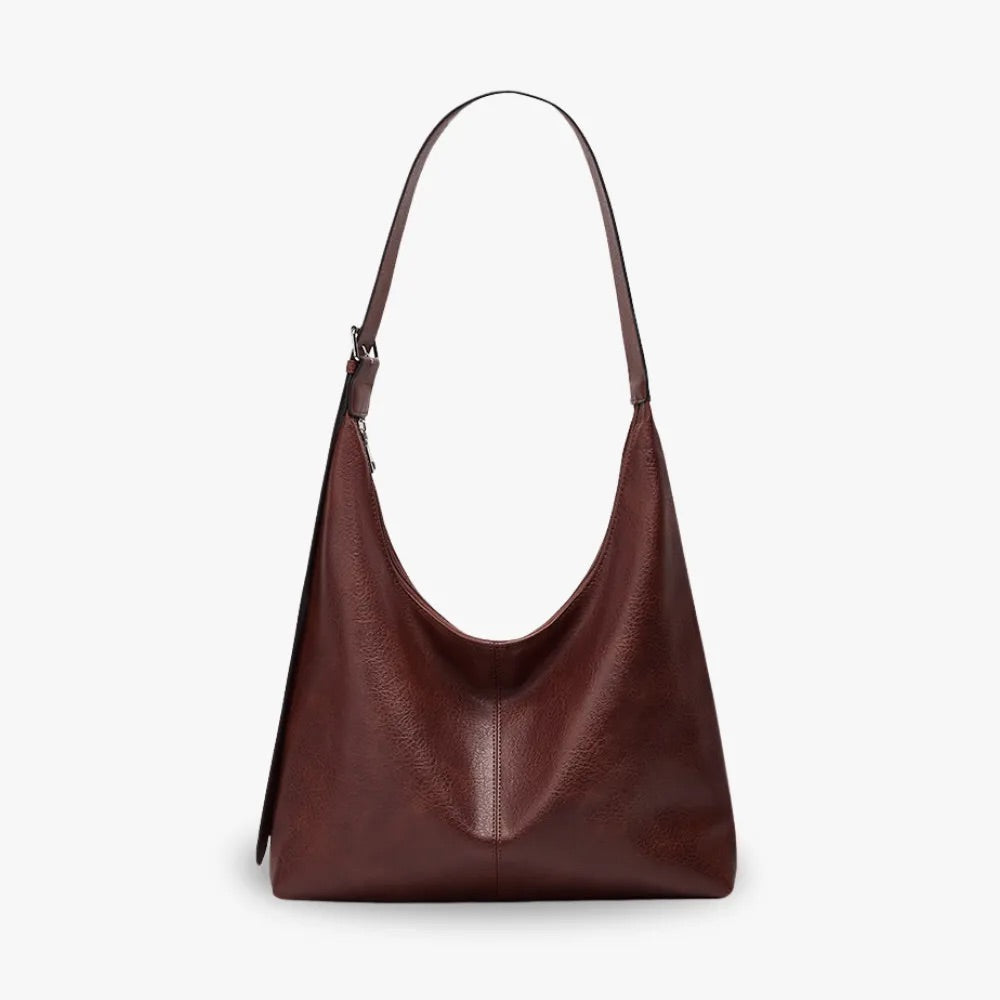 Axelväska dam hobo stor rymlig med laptopfack och innerfickor