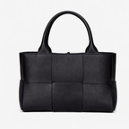 Tote bag dam med flätad design, stor rymlig insida och axelrem