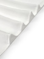 Blus dam med puffärmar, blommönster applikation och mesh-detalj