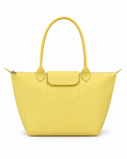 Tote bag dam i hopfällbar nylon med långa handtag och dragkedja