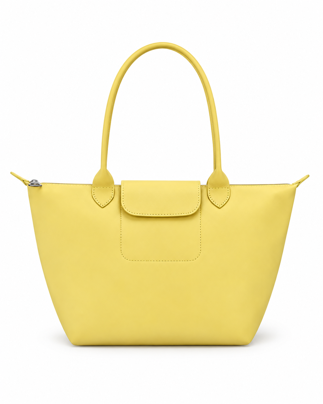 Tote bag dam i hopfällbar nylon med långa handtag och dragkedja