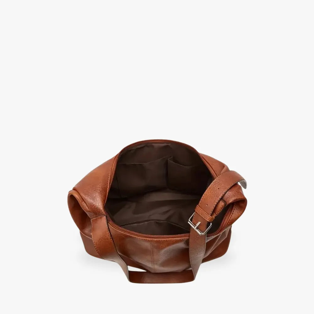 Axelväska dam hobo stor rymlig med laptopfack och innerfickor
