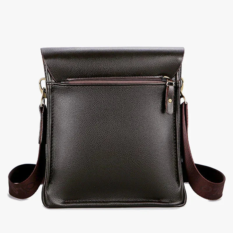 Herr handväska mellanstor tote bag med flera innerfack och dragkedjefack