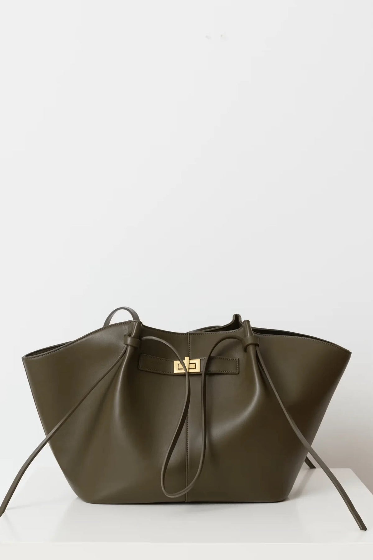 Tote bag dam strukturerad shopper handväska med stort innerfack