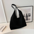 Axelväska dam casual stor shopper med mjuk slouch form